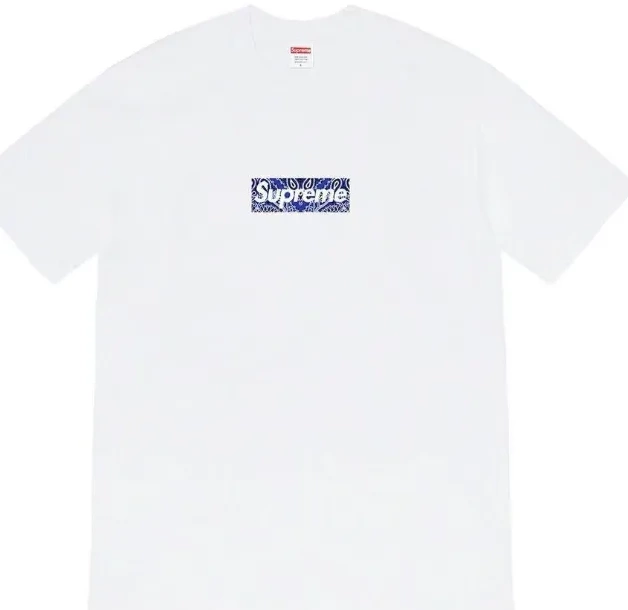 Black Short Blossom 19FW Bogo Tee sleeved Logo Box S T-shirt L XL White Bandana Cashew M 1001